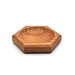 Mader Wooden Plate for Spinning Tops Hexagonal, Oak 8cm from Australia