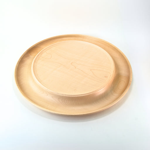 MD-VS762 Mader Wooden Plate for Spinning Tops - Special Edition, Ash 62cm