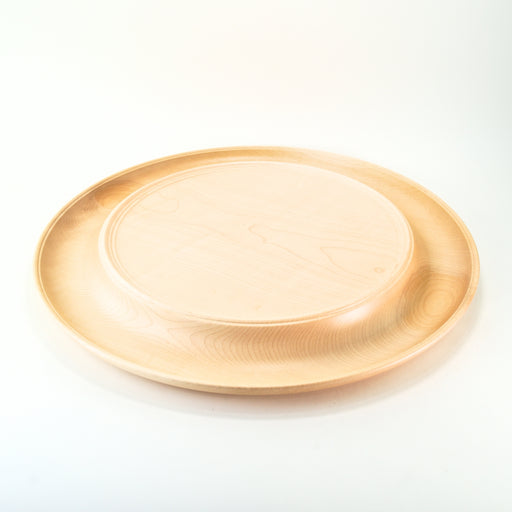 MD-VS764 Mader Wooden Plate for Spinning Tops - Special Edition, Ash 64cm