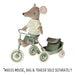 ML-5011410501 Maileg Abri à Tricycle for Mouse Green (2024) from Australia