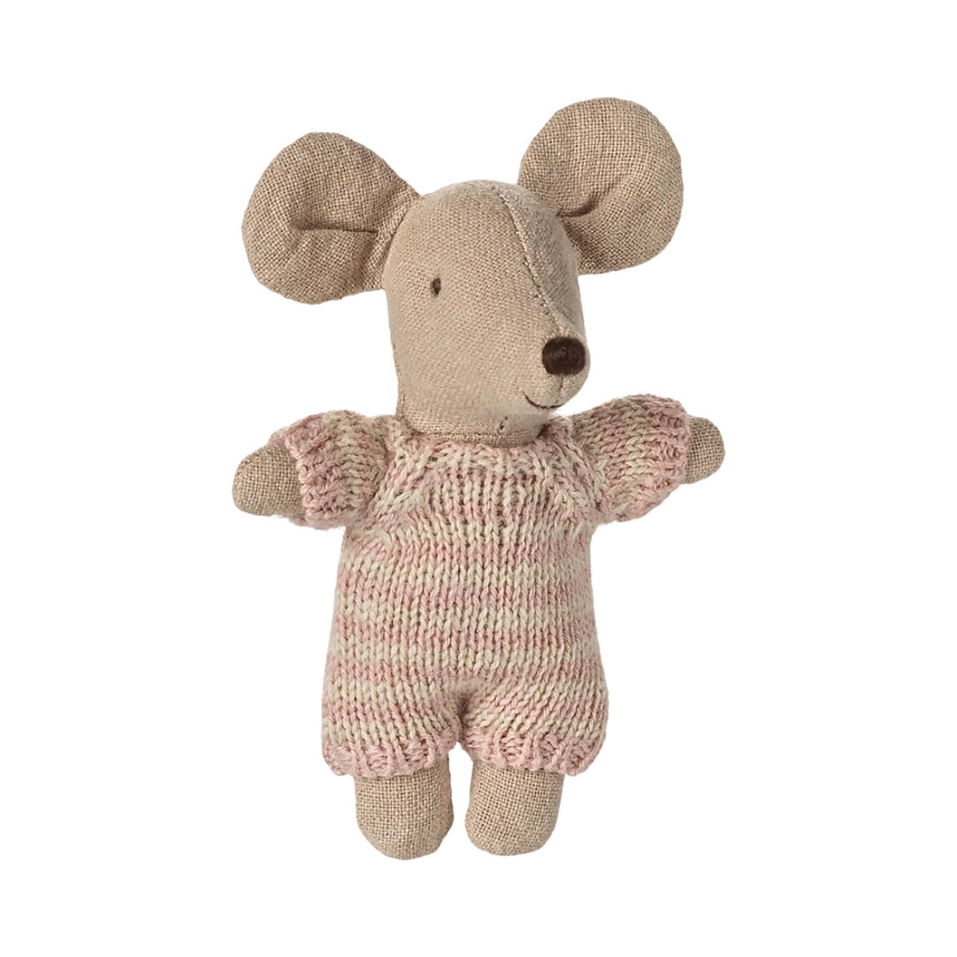 Maileg Baby Mouse in Carry Cot - Rose (2025), Australia