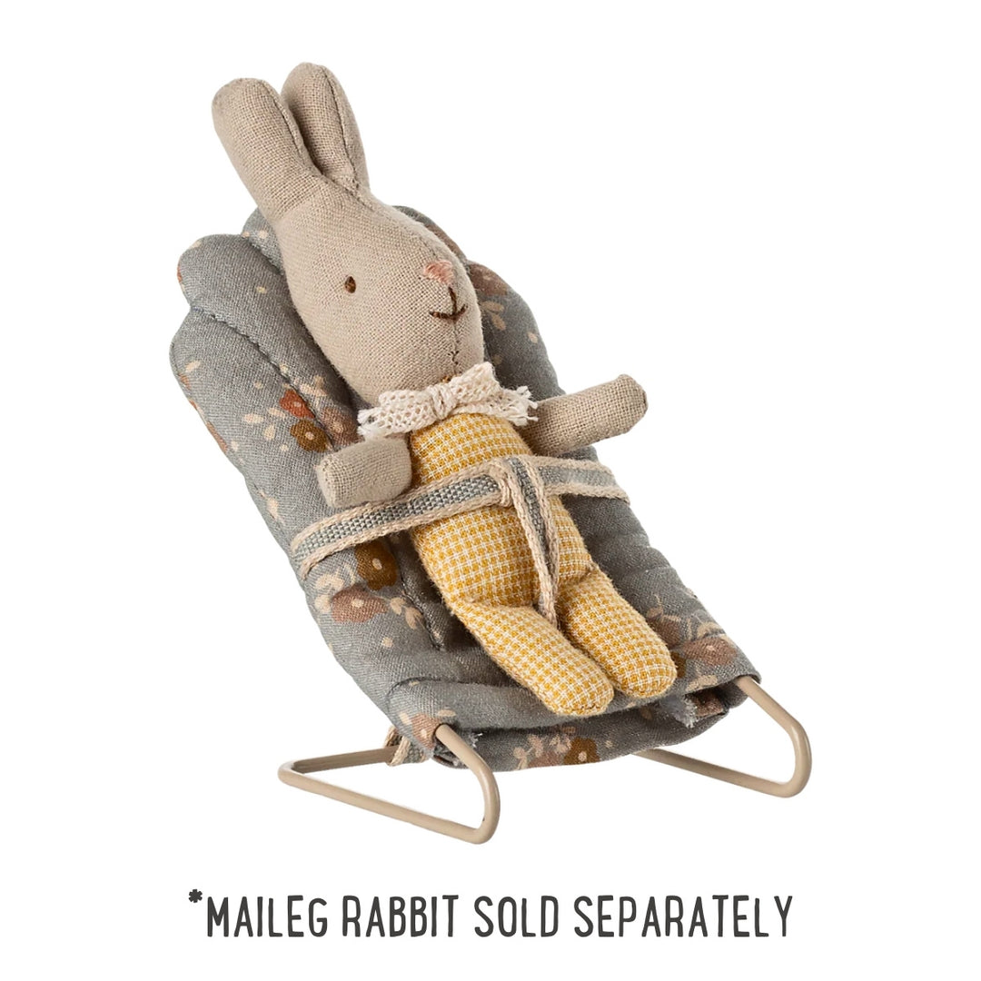 Maileg Babysitter Lounge Chair for Bunny & Rabbit - My, Blue, Australia