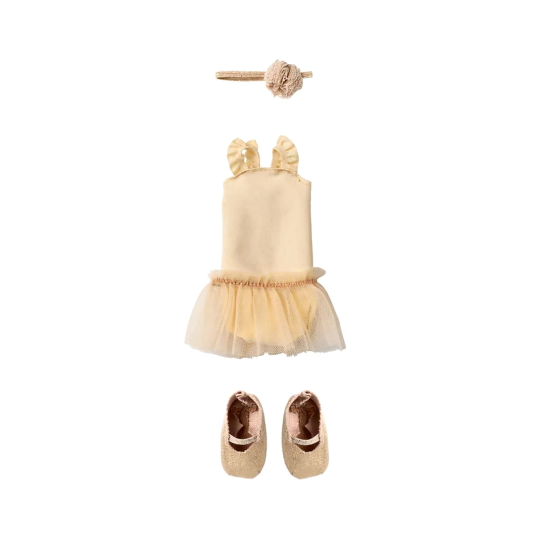 Maileg Ballet Suit And Skirt Cream Size 2 - Australia