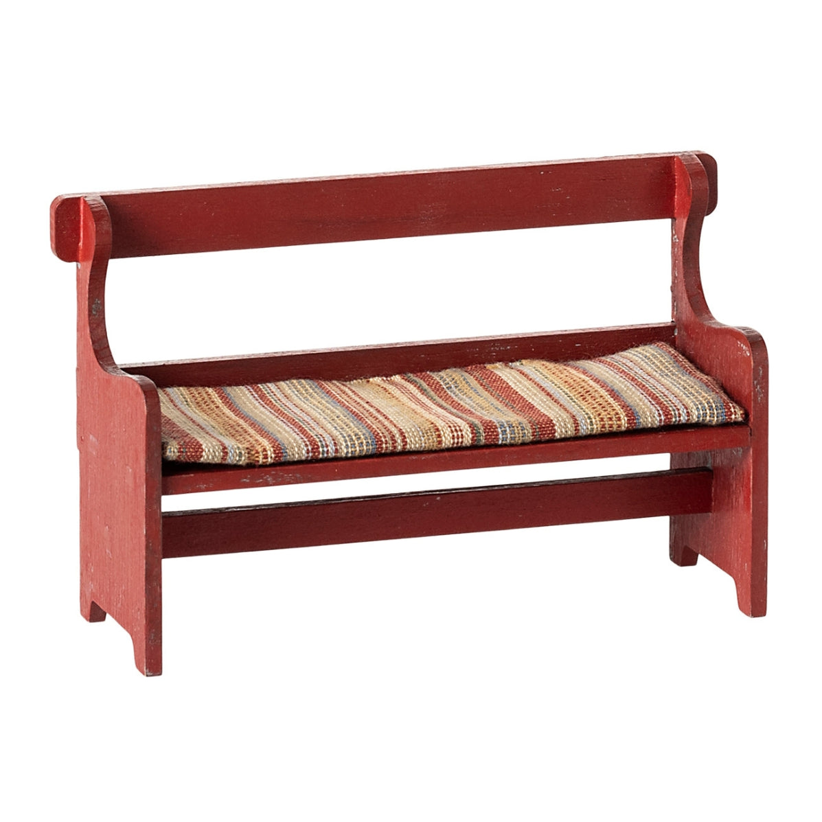 Maileg Bench for Mouse - Red (2024) — Oskar's Wooden Ark