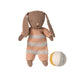 Maileg Bunny Micro Brown - Baby Set, Dusty Rose (2025)