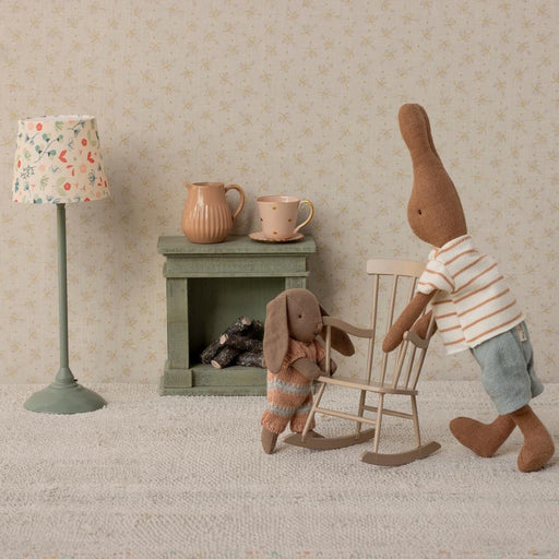 Maileg Bunny Micro Brown - Baby Set, Dusty Rose (2025)