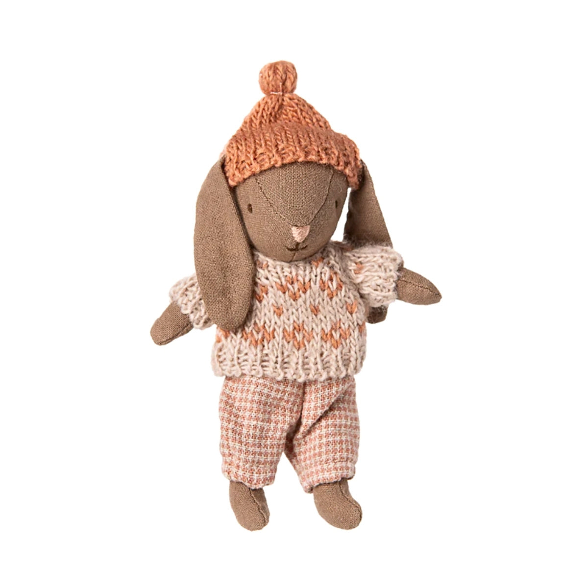 Bunny Set, Micro - Brown/Dusty Rose