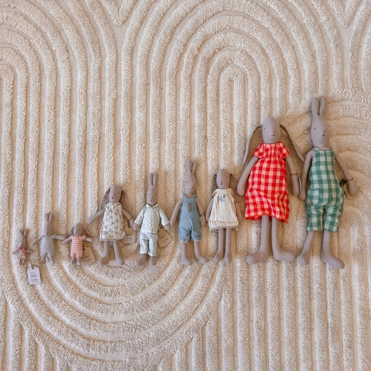 Maileg Rabbit My - Dots from Oskar's Wooden Ark in Australia