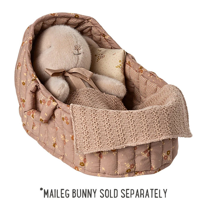Maileg Carry Cot Large - Rose Pink - Australia
