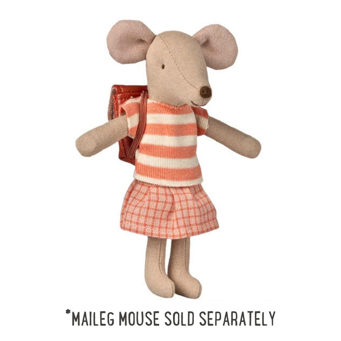 Maileg Clothes & Bag Set Coral - Big Sister Mouse (2026), Australia