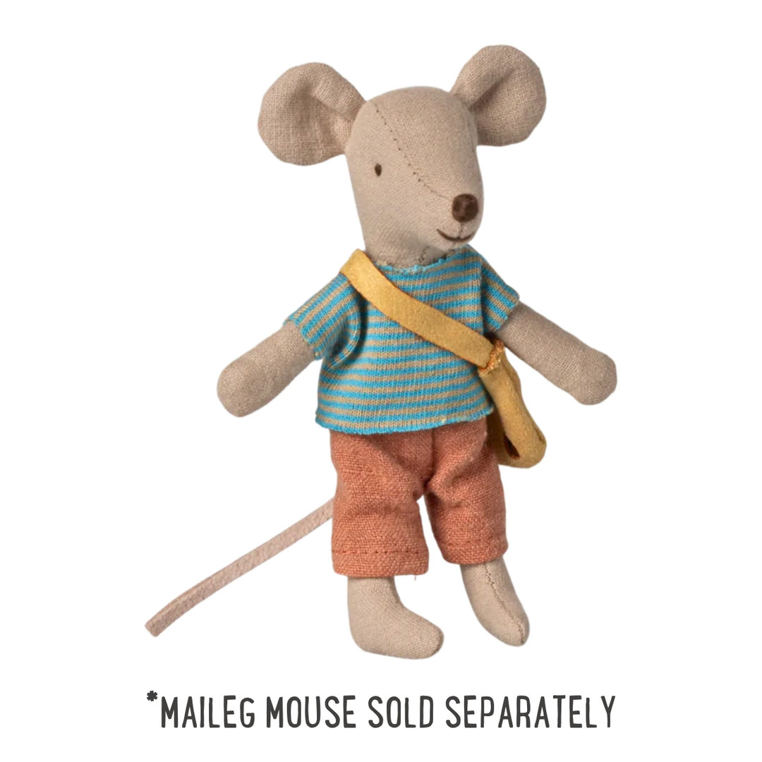 Maileg Clothes & Cheese Bag Set - Little Brother Mouse (2026), Australia