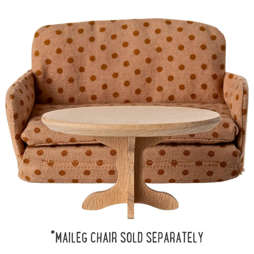 Maileg Coffee Table for Mouse - Oval, Natural (2025), Australia