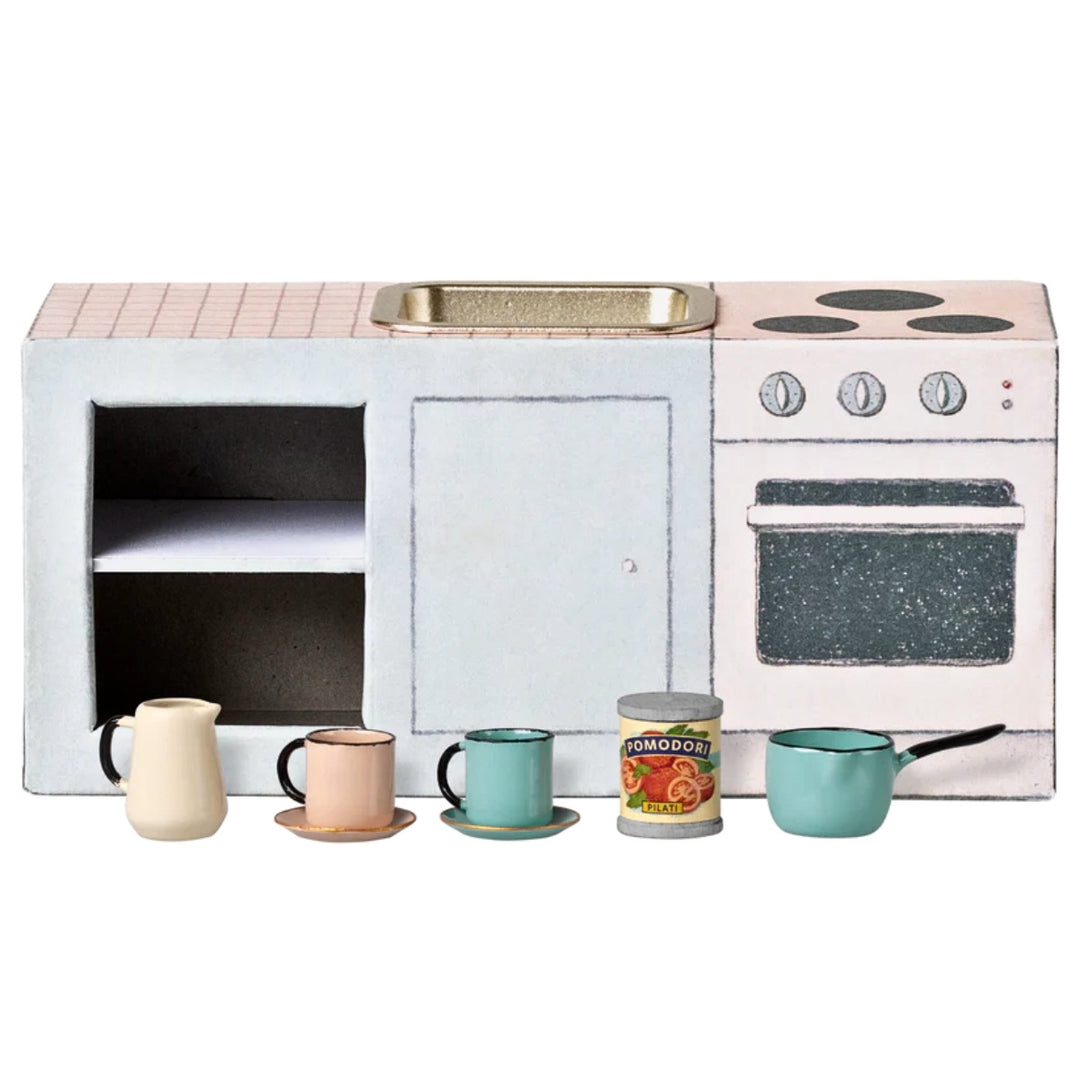 Maileg Kitchen Set with Counter Box for Mouse (2025), Australia