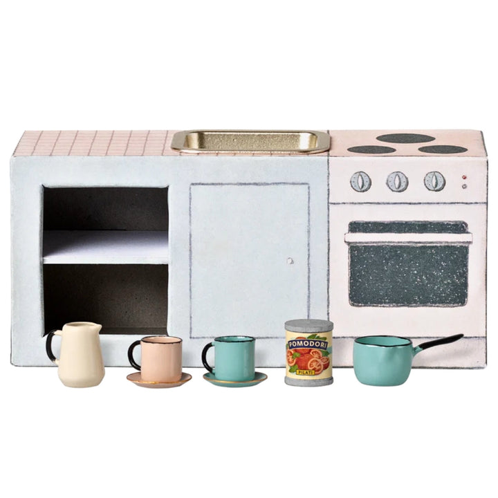 Maileg Kitchen Set with Counter Box for Mouse (2025), Australia