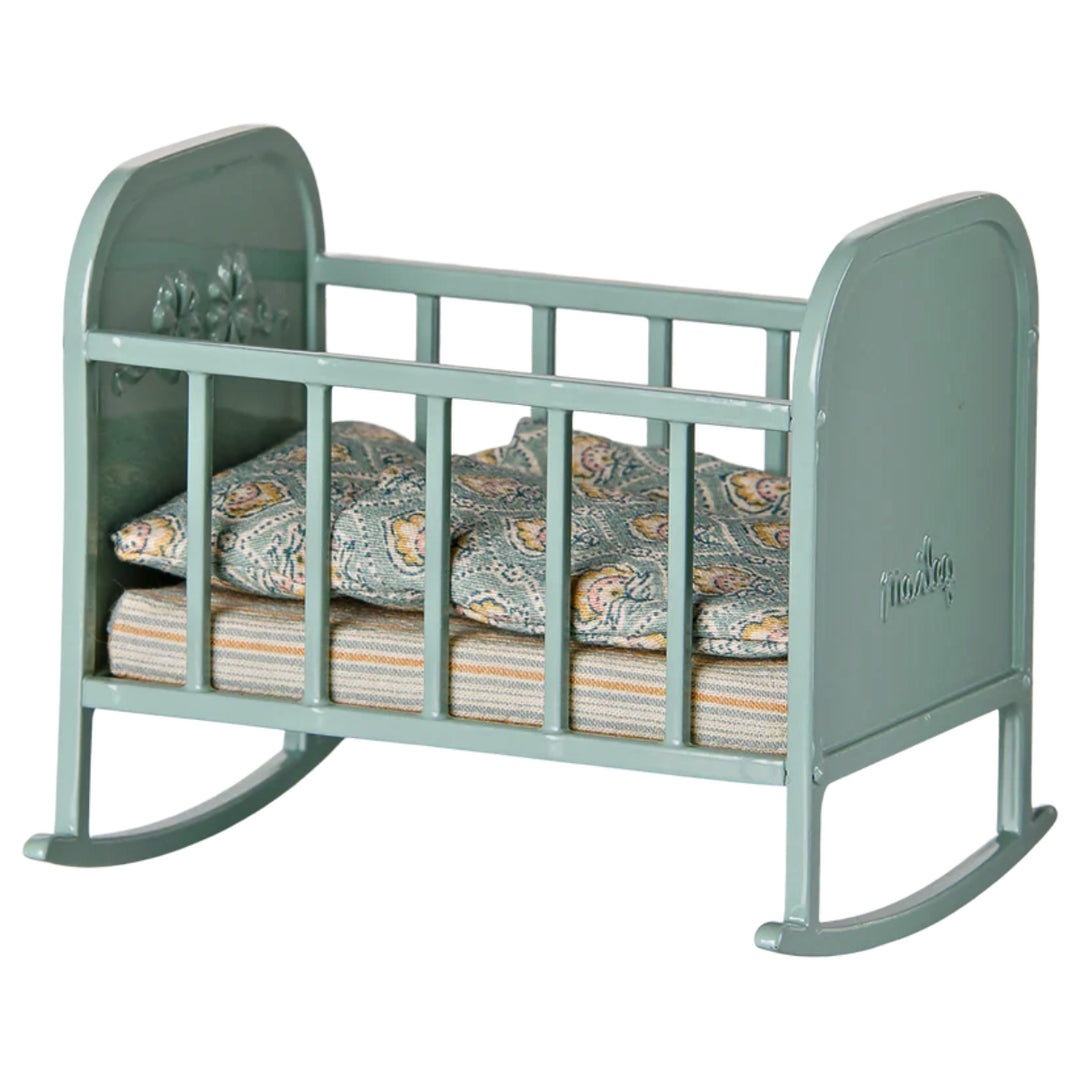 Maileg Cradle - for My Rabbits/Bunnies - Blue Mint (2026) - Australia