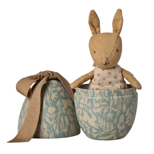 Maileg Easter Egg with Micro Rabbit - Small Dusty Blue (2026), Australia
