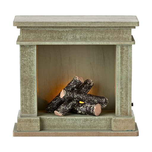 Maileg Fireplace - Miniature, Dusty Green, Australia