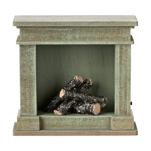Maileg Fireplace - Miniature, Dusty Green, Australia