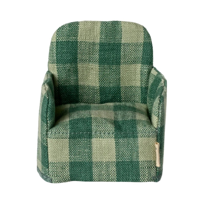 Maileg Folding Chair Mouse Green Check (2025) from Australia