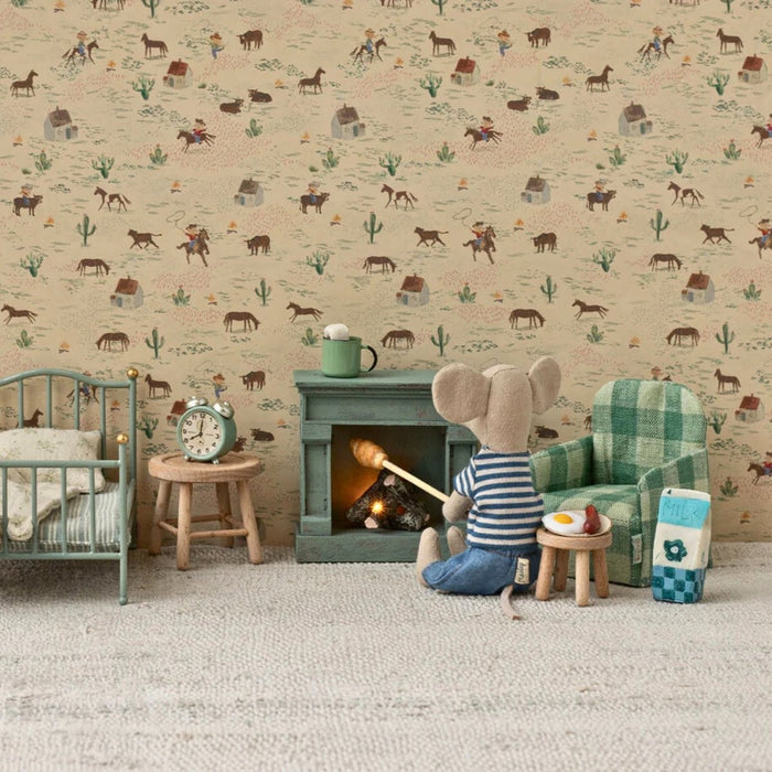 Maileg Folding Chair Mouse Green Check (2025) from Australia