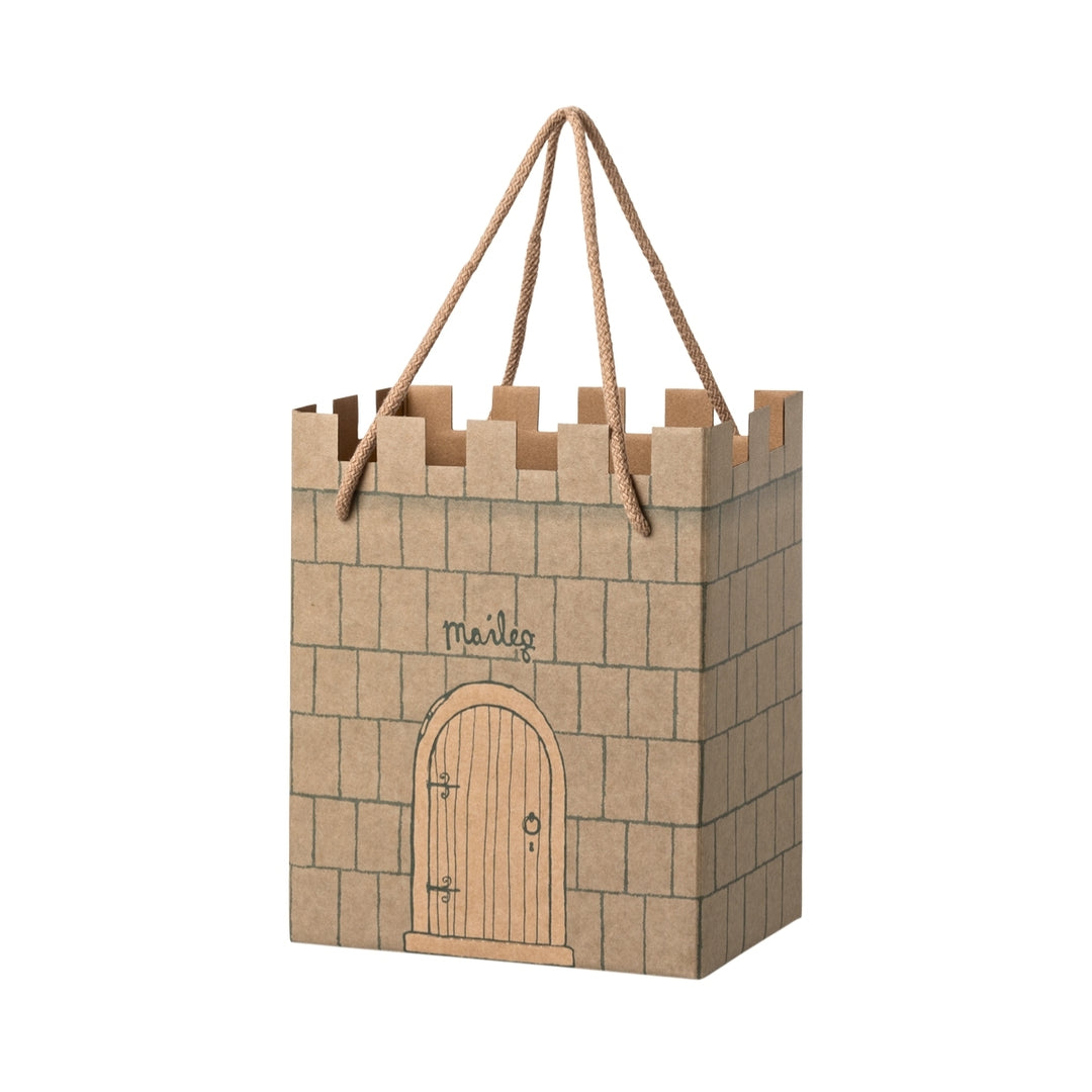 Maileg Gift Bag - Castle, Mint (2026), Australia