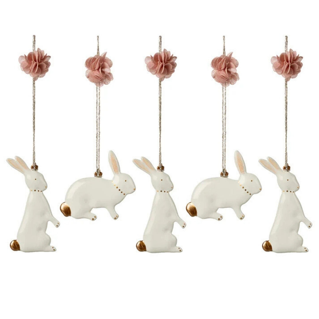 Maileg Hanging Ornaments Bunny - Set of 2 (2026), Australia