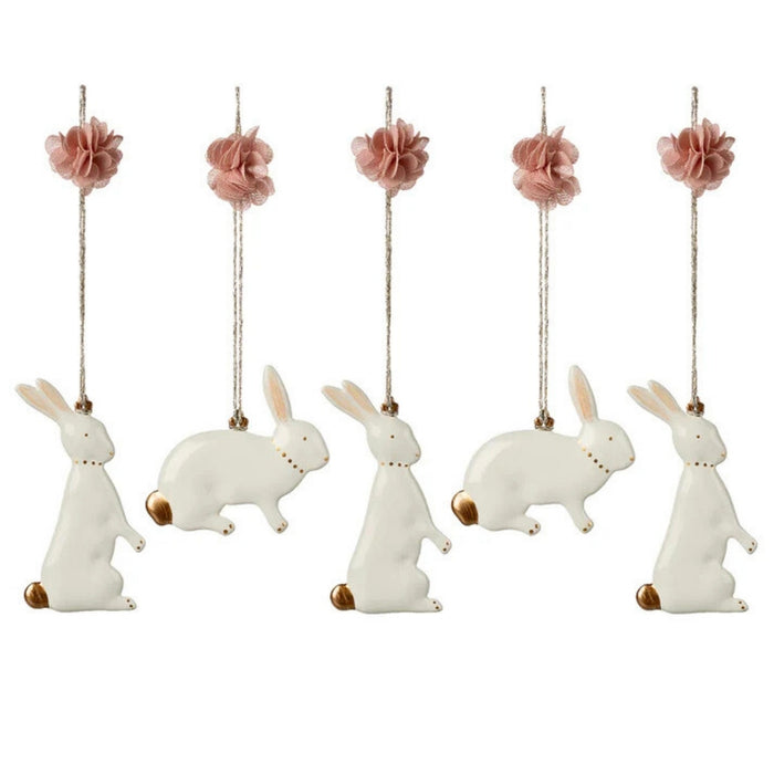 Maileg Hanging Ornaments Bunny - Set of 2 (2026), Australia