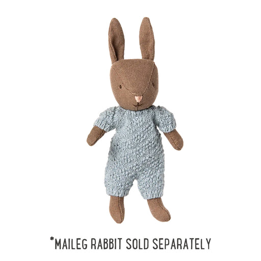 Maileg Knitted Suit - Micro, Blue (2025), Australia