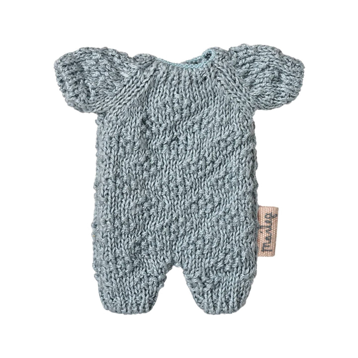 Maileg Knitted Suit - Micro, Blue (2025), Australia