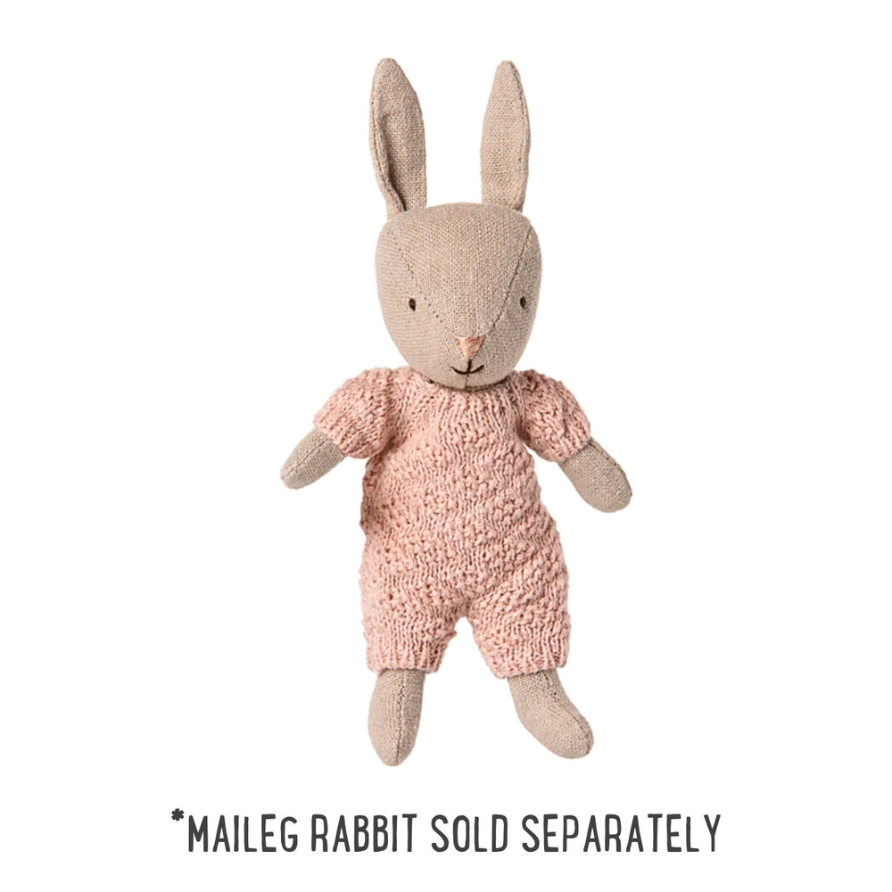 Maileg Knitted Suit Micro Rose, Australia