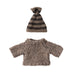 SS-5017421300 Maileg Knitted Sweater and Hat for Big Brother Mouse (2024)