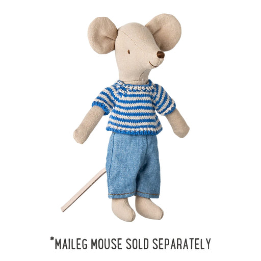 Maileg Knitted Sweater and Pants Big Brother Mouse from Australia