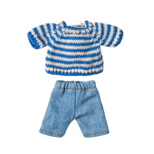 Maileg Knitted Sweater and Pants Big Brother Mouse from Australia