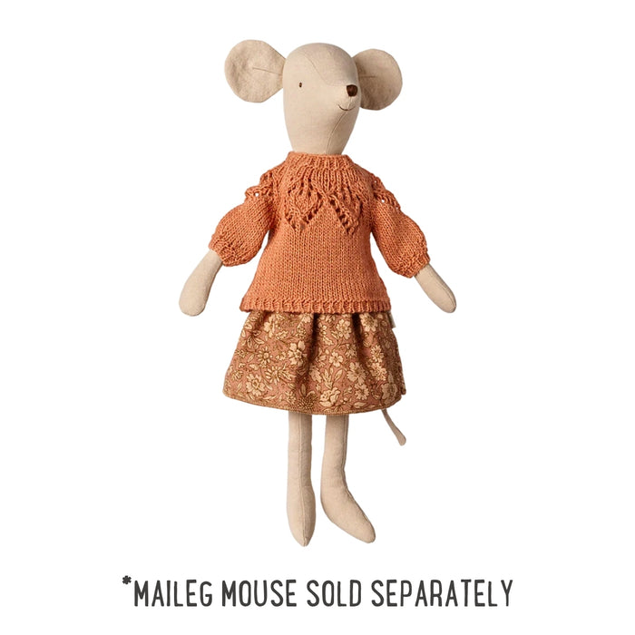 Maileg Knitted Sweater & Skirt - for Medium Mouse (2026) - Australia
