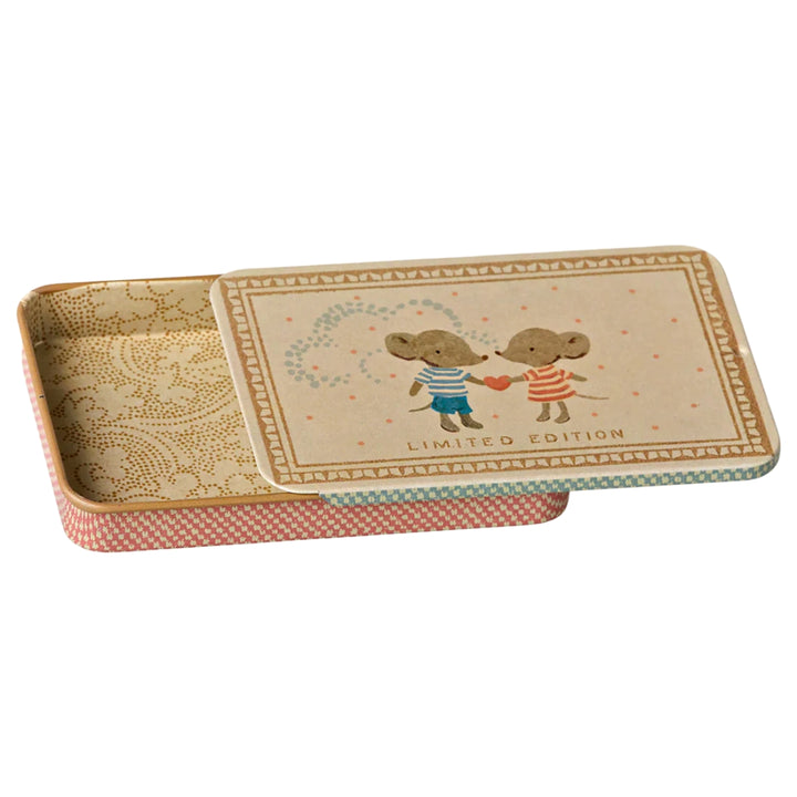 Maileg Metal Box with Sliding Lid - Mice (2026) - Australia