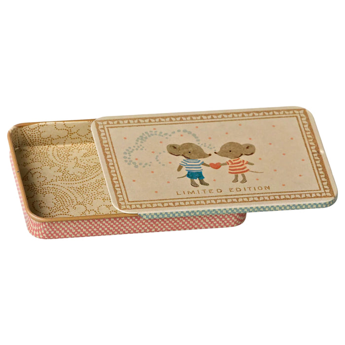Maileg Metal Box with Sliding Lid - Mice (2026) - Australia