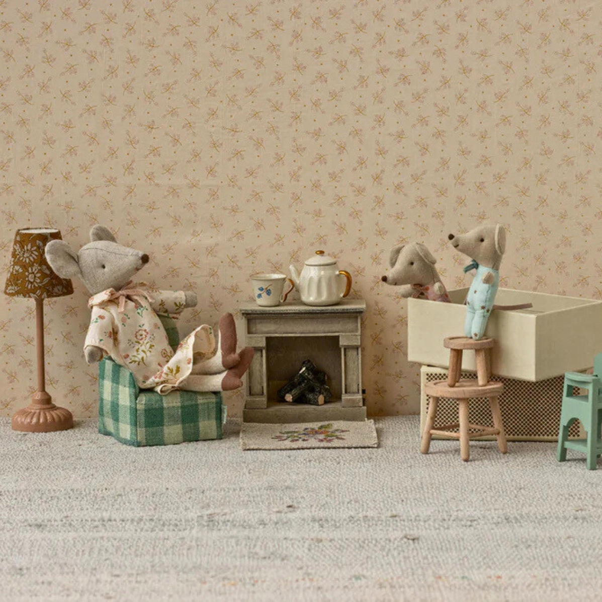 Maileg Baby Mice Twins in Matchbox