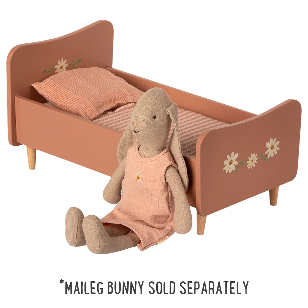 Maileg Pink Rose Mini Bed from Australia