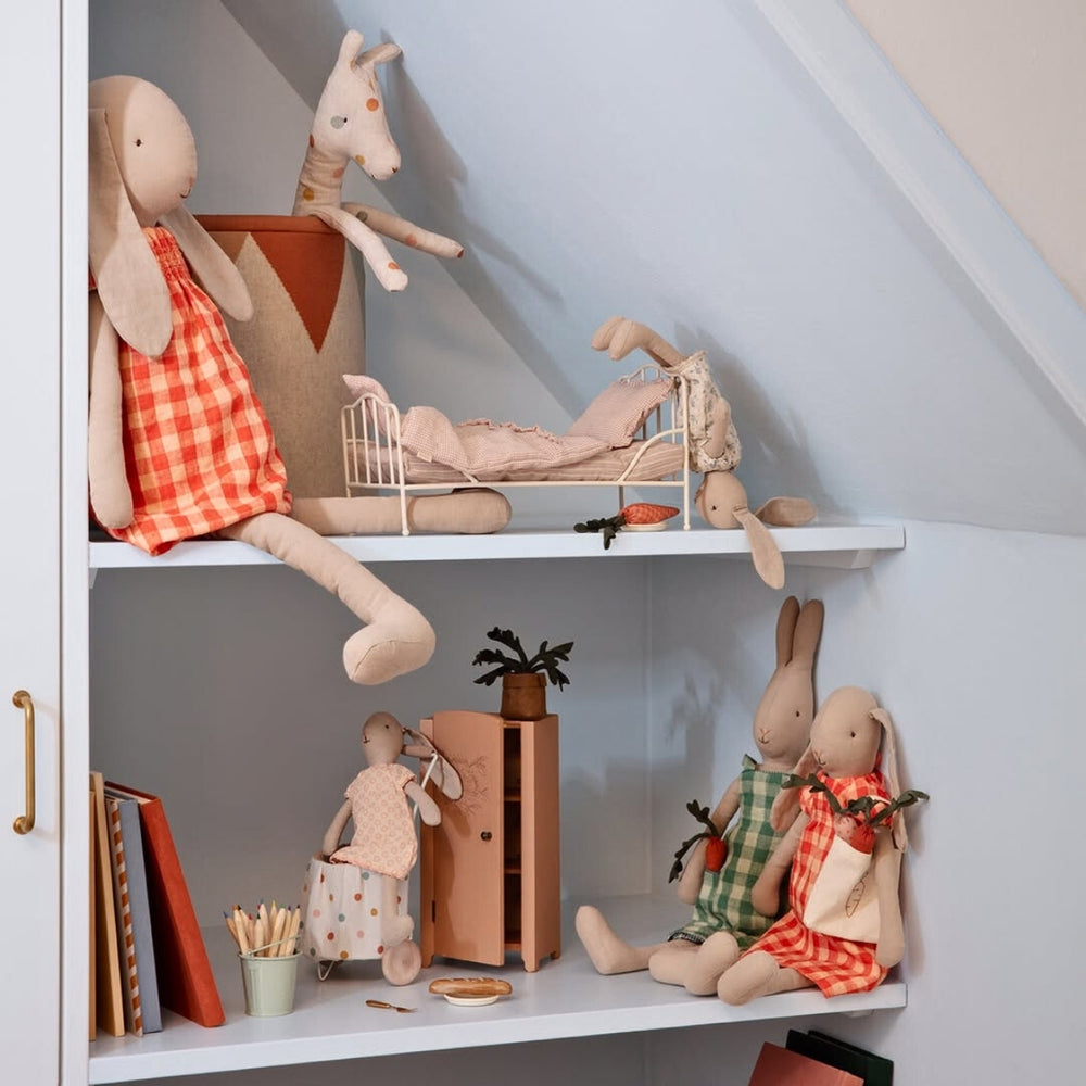 Maileg Mini Wardrobe Cabinet in Light Rose Pink from Australia