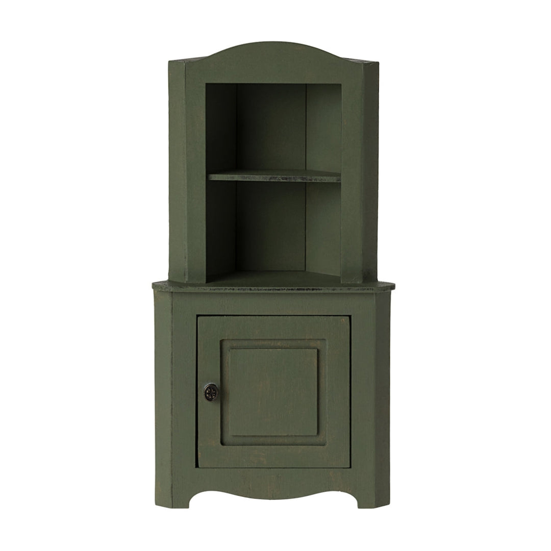 Maileg Miniature Corner Cabinet Dark Green from Australia