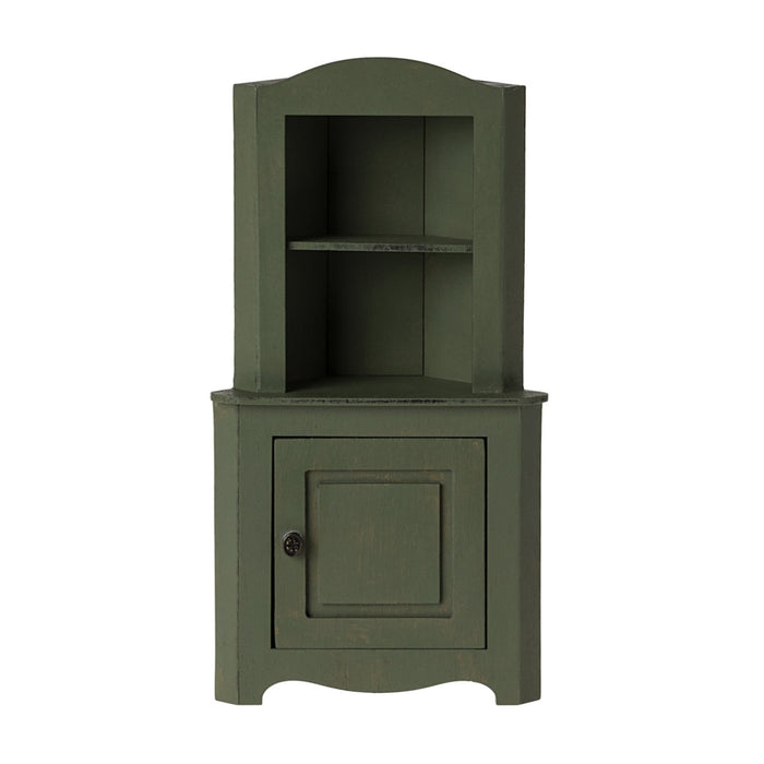 Maileg Miniature Corner Cabinet Dark Green from Australia