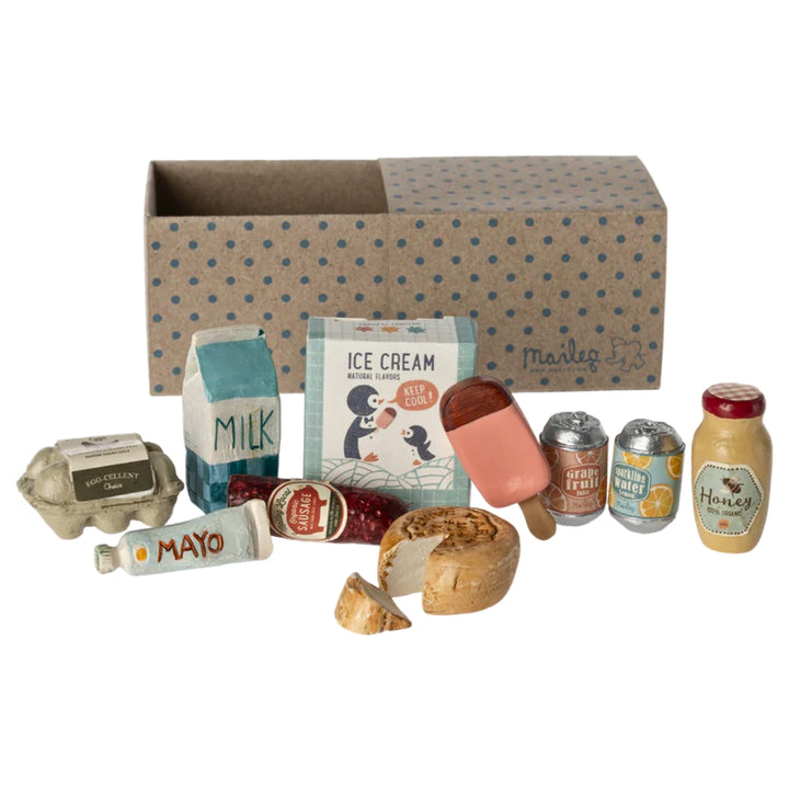Maileg Miniature Playfood Grocery Set from Australia