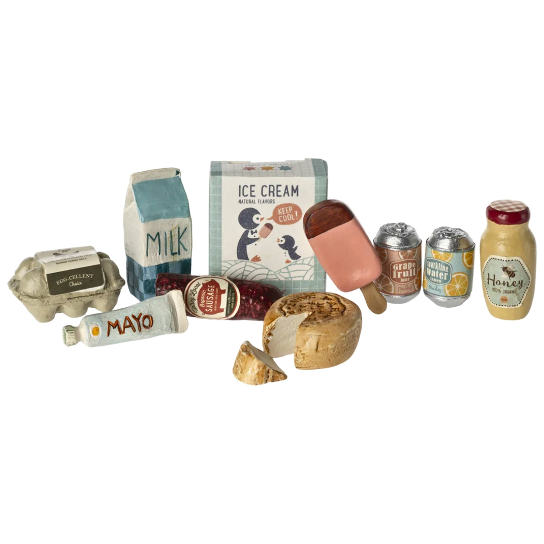 Maileg Miniature Playfood Grocery Set from Australia