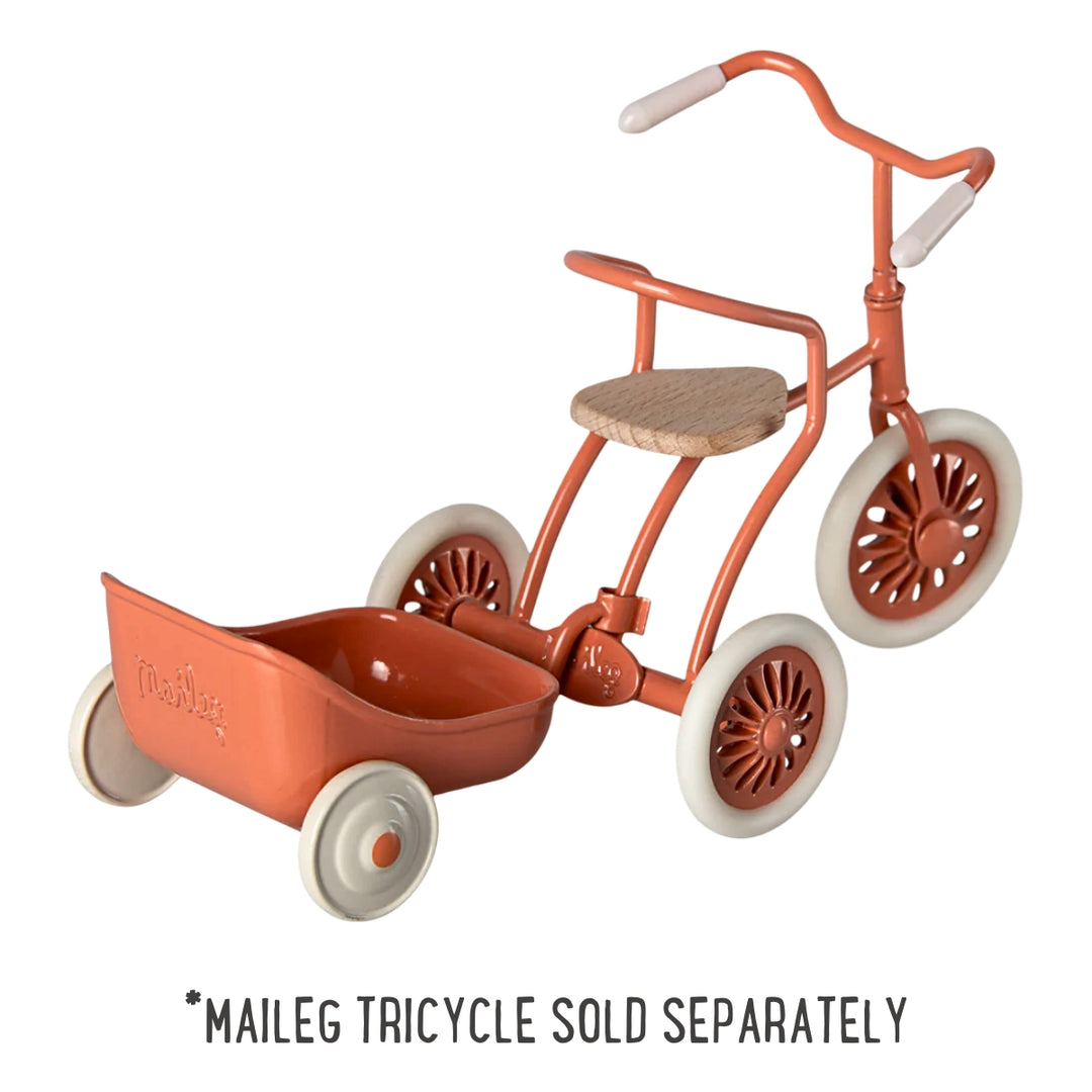 ML-5011410600 Maileg Miniature Tricycle Trailer - Coral (2024) from Australia