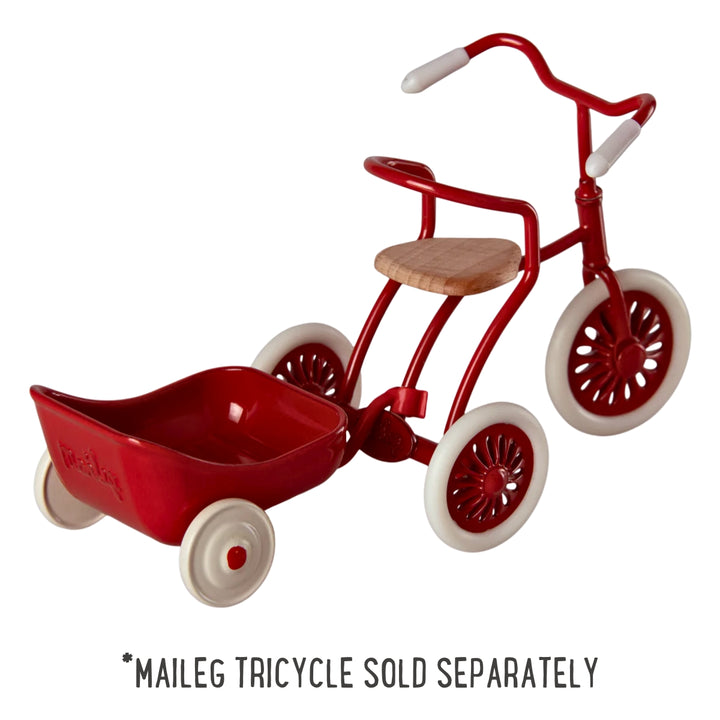 ML-5011410602 Maileg Miniature Tricycle Trailer - Red (2024) from Australia