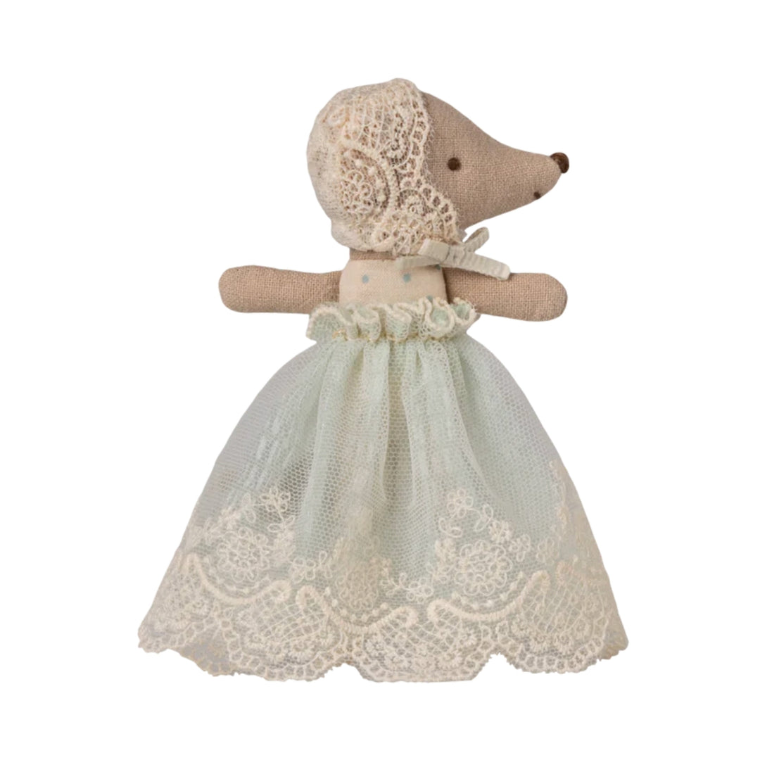 Maileg Mouse Baby in Gown - Mint (2026), Australia