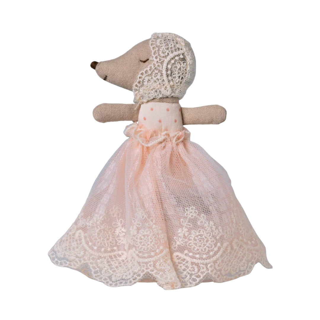 Maileg Mouse Baby in Gown - Powder Pink (2026), Australia