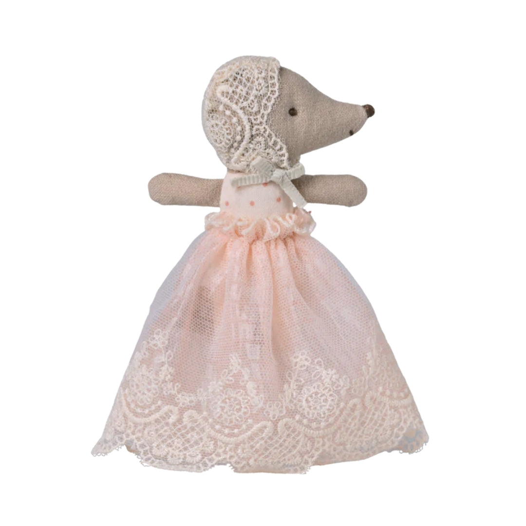 Maileg Mouse Baby in Gown - Powder Pink (2026), Australia