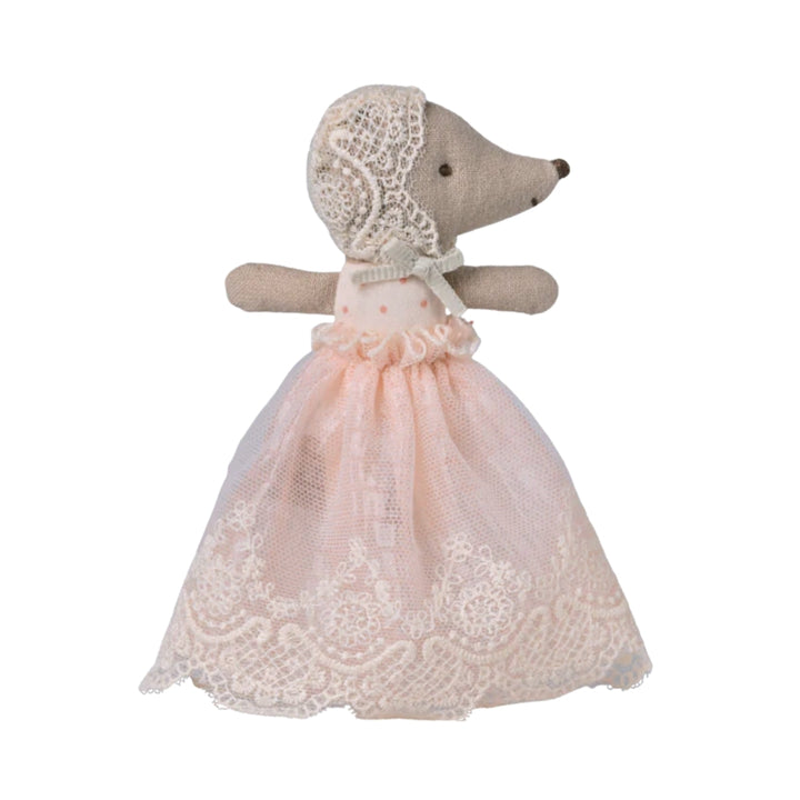 Maileg Mouse Baby in Gown - Powder Pink (2026), Australia