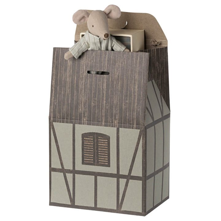 ML-5030400101 Maileg Mouse Farmhouse Bag Mint (2024)